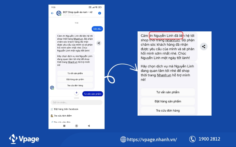 Cá nhân hóa tin nhắn để tạo cảm giác thân thiện, tự nhiên