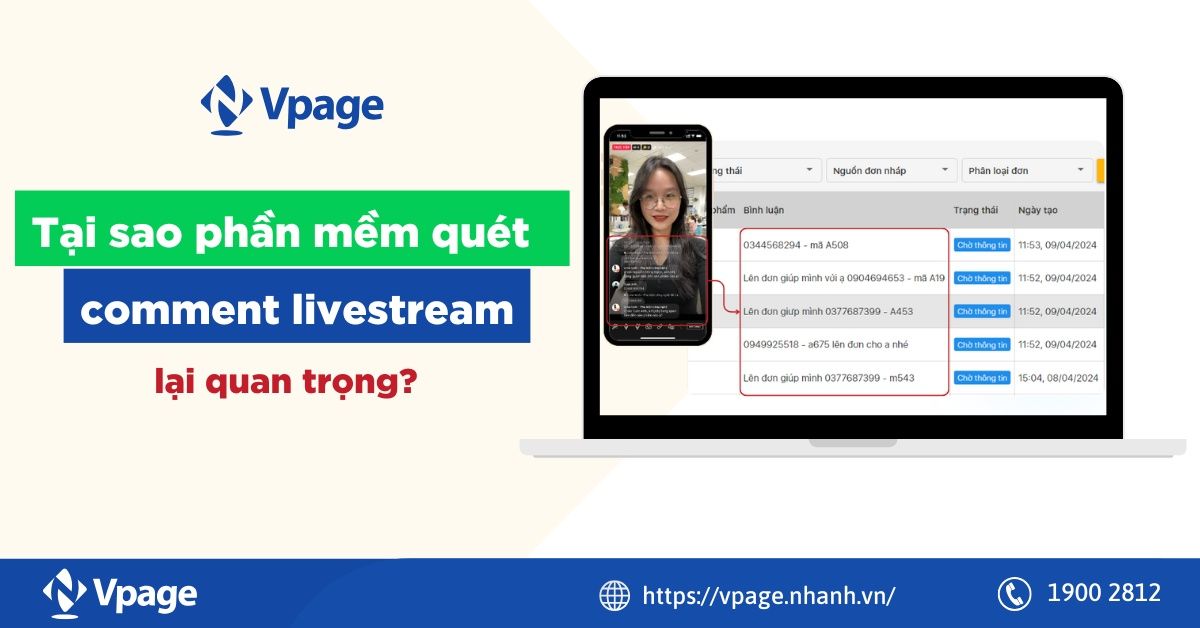 Tại sao phần mềm hỗ trợ quét comment livestream lại quan trọng?
