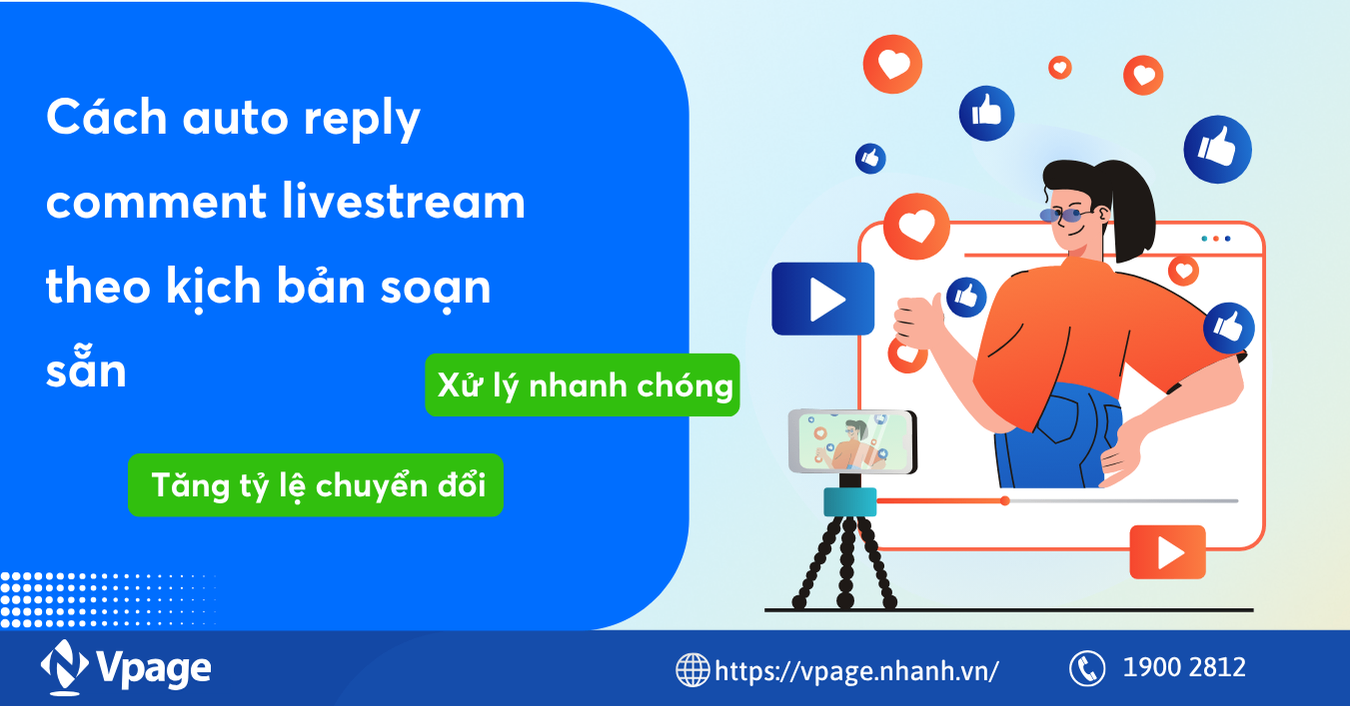 Cách auto reply comment livestream theo kịch bản soạn sẵn