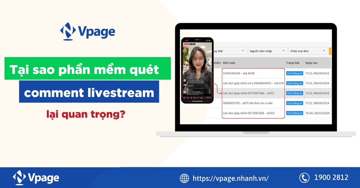 Tại sao phần mềm quét comment livestream lại quan trọng