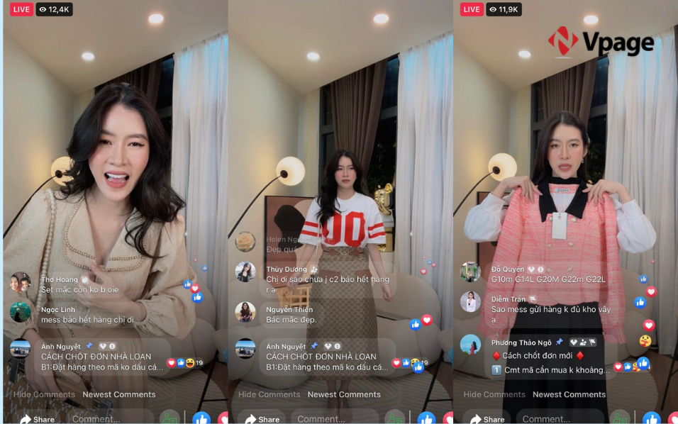 Tại sao phải chia comment khi livestream