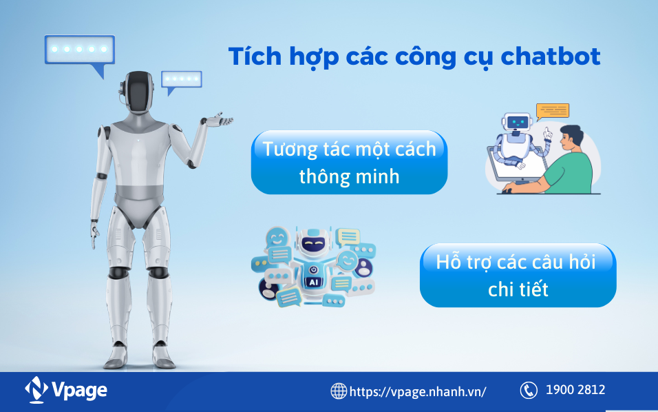  Tích hợp với các công cụ chatbot