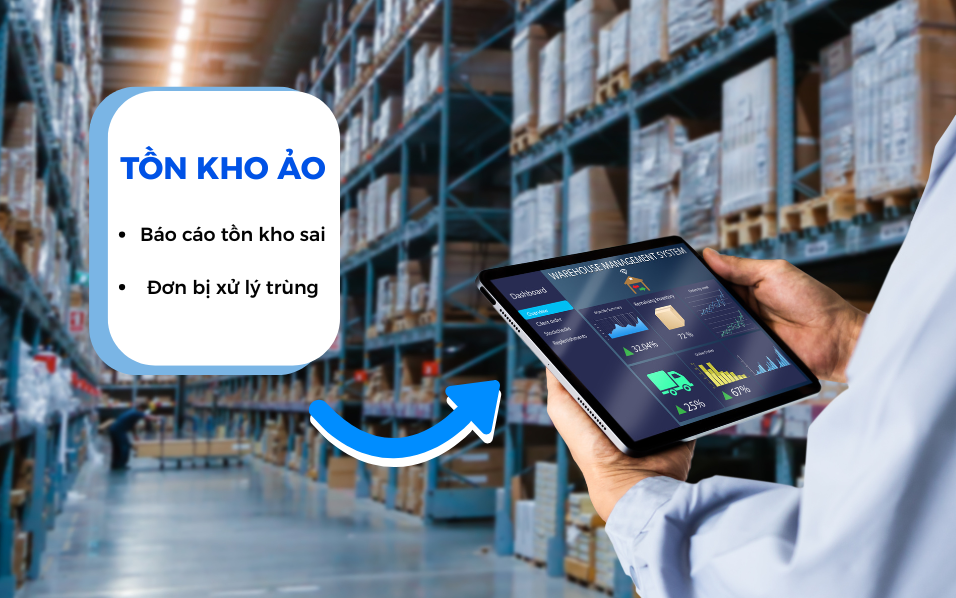 Tồn kho ảo vì đơn bị xử lý trùng