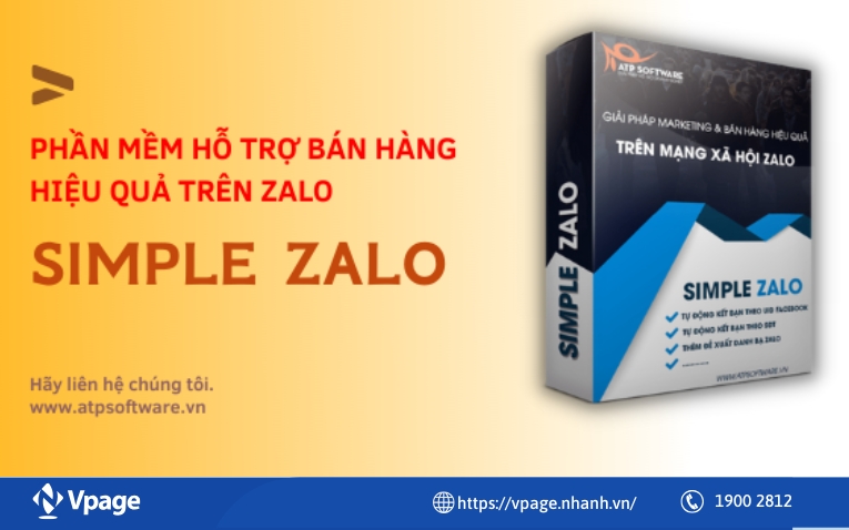 Simple Zalo - Phần mềm hỗ trợ bán hàng trên Zalo