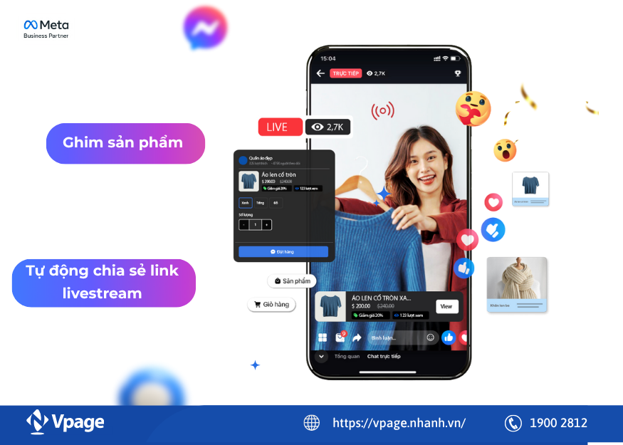 Bot Gắn Link Livestream - Tự động chia sẻ link livestream