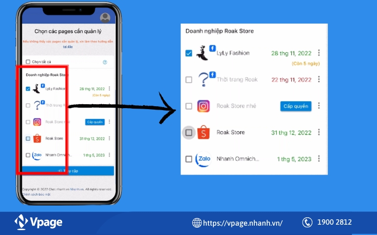 Vpage giúp gom tin nhắn từ Facebook, Instagram, Zalo cá nhân,... vào một giao diện dễ quản lý