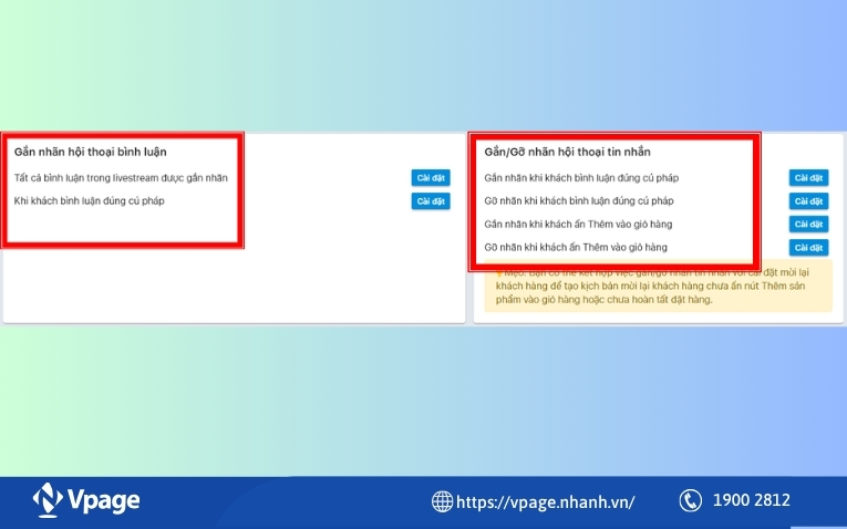 Cài đặt nhãn phân loại bình luận trên Facebook 