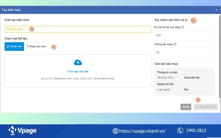 Chatbot AI có thể học kiến thức 