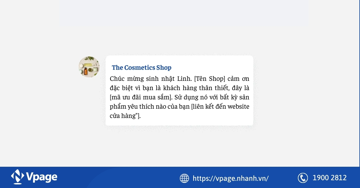 Tin nhắn chúc mừng sinh nhật khách hàng 