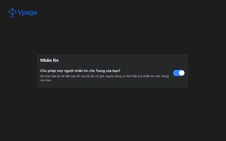 Khi nào nên bật tính năng nhắn tin?