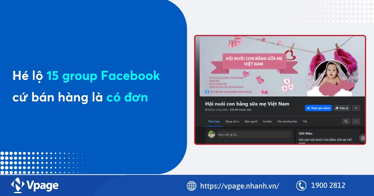 Hé lộ 15 group Facebook cứ bán hàng là có đơn