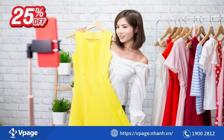 Kịch bản livestream bán quần áo: Giảm giá đặc biệt