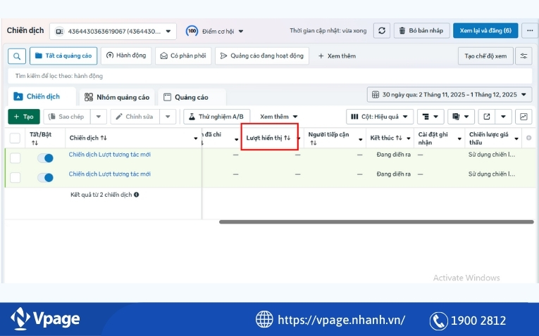  Impression - Lượt hiển thị