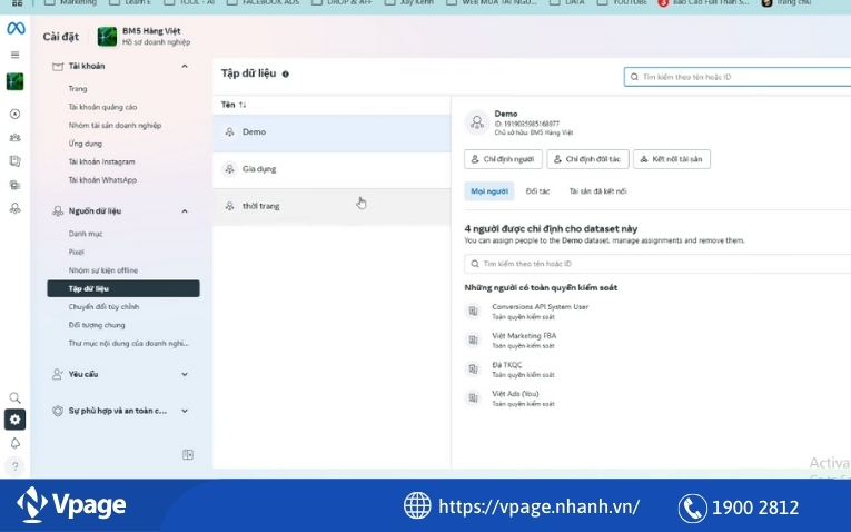 Tệp dữ liệu Dataset
