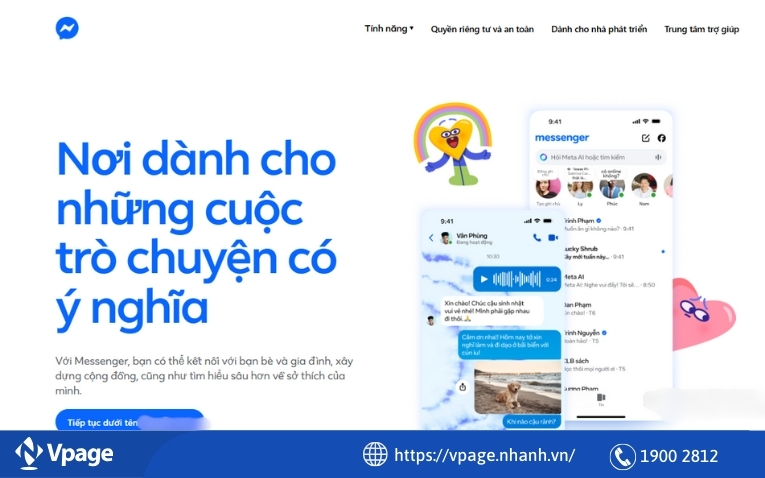 Lợi ích khi sử dụng Messenger trên website