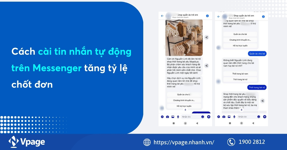 Cách cài tin nhắn tự động trên Messenger tăng tỷ lệ chốt đơn