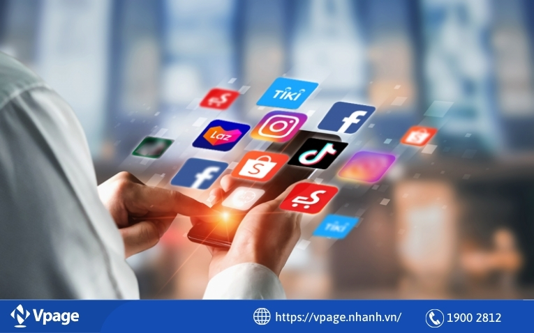 Kết nối các kênh social với nhau mở rộng phạm vi khách hàng