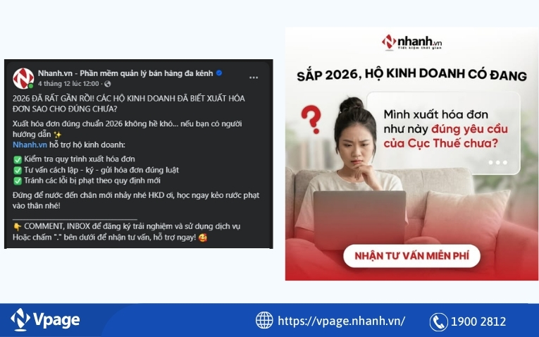 Một content trên Facebook
