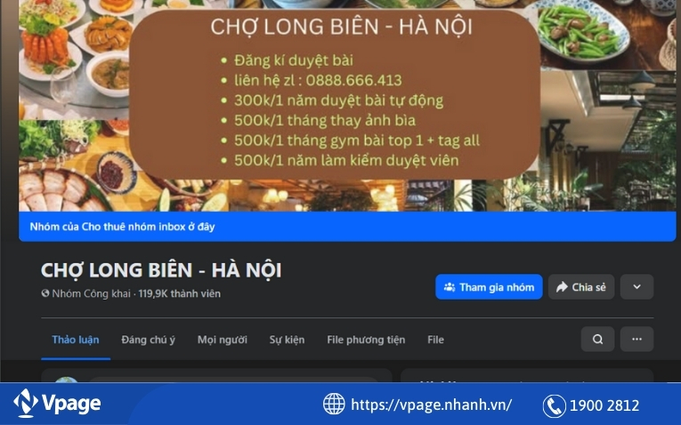 Group CHỢ LONG BIÊN - HÀ NỘI