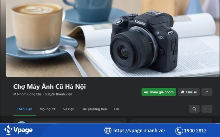 Group Chợ Máy Ảnh Cũ Hà Nội