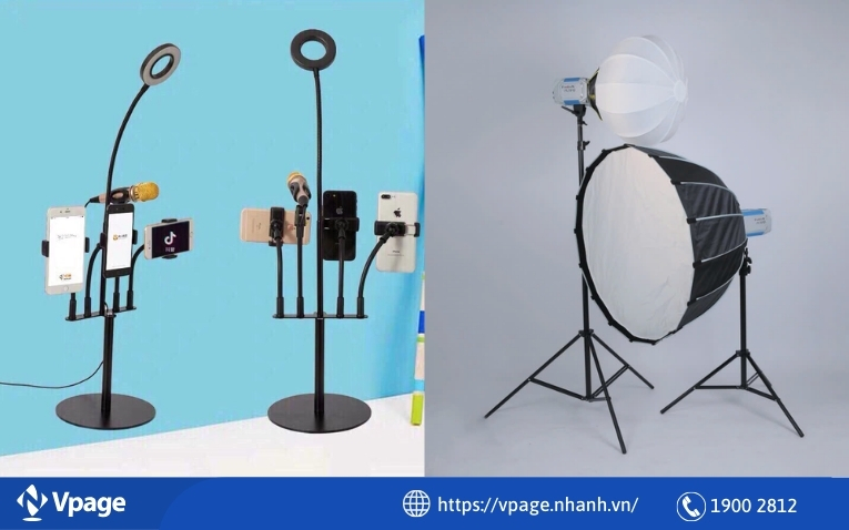 Những phụ kiện không thể thiếu khi livestream 