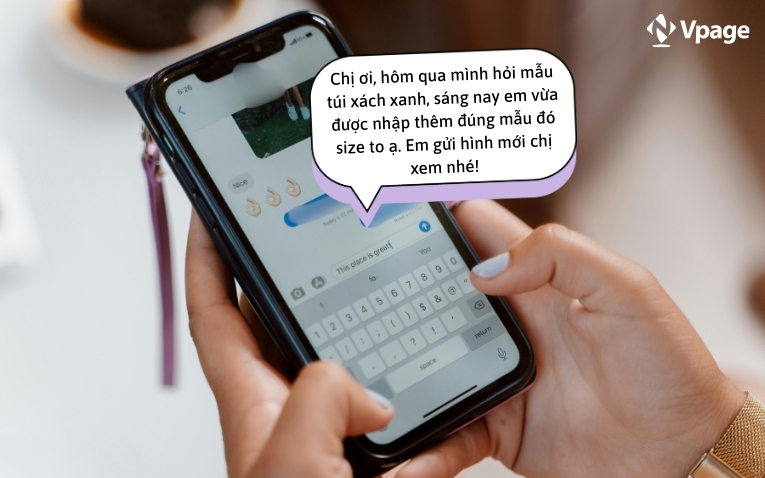 Follow-up với lý do hợp lý