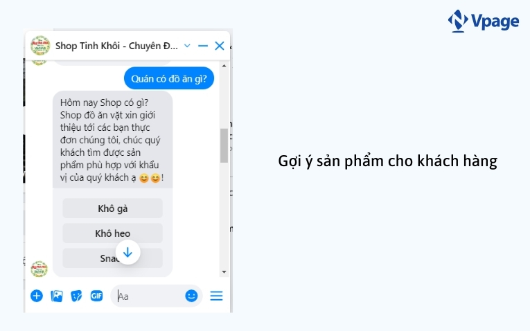 Gợi ý sản phẩm cho khách hàng