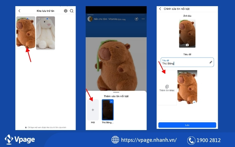 Quá trình tạo tin nổi bật 