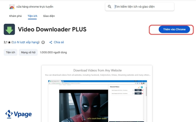 Chọn Thêm vào Chrome