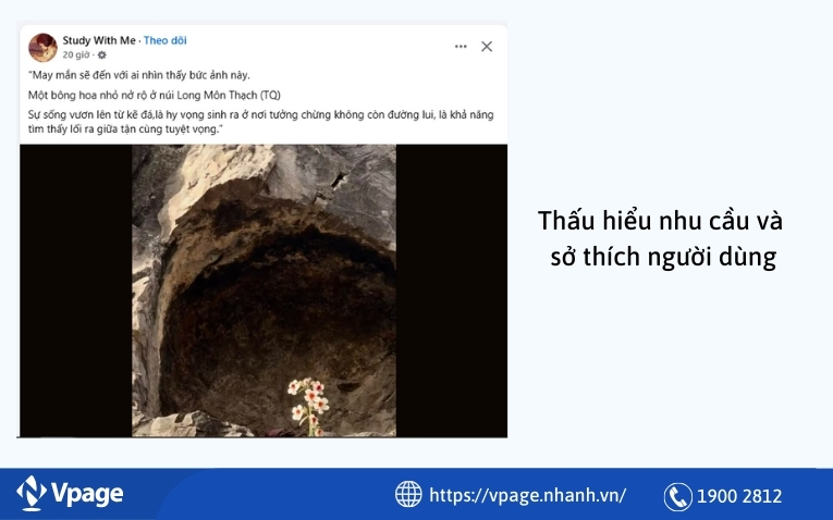 Thấu hiểu nhu cầu và sở thích người dùng