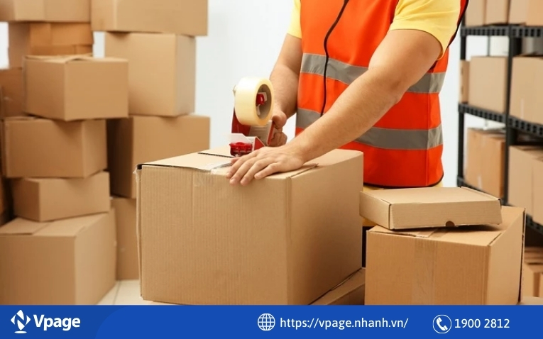 Đóng gói đơn hàng