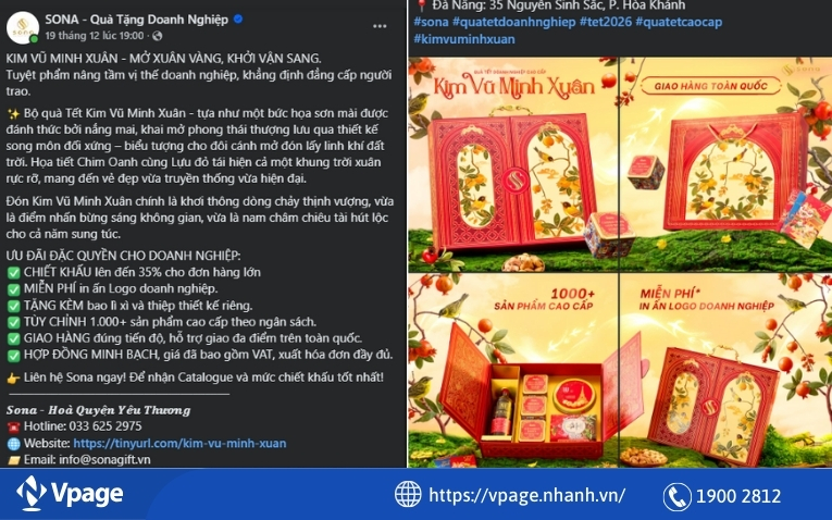 Quảng bá sản phẩm trên Fanpage