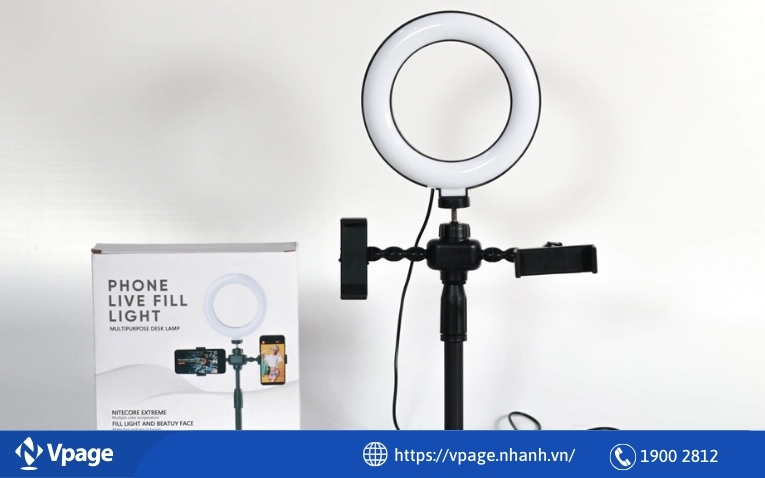 Các dụng cụ phục vụ buổi livestream