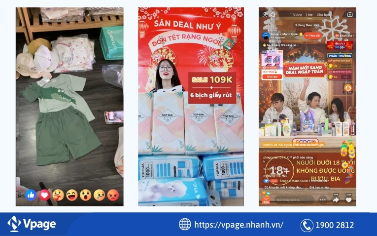 Các nền tảng livestream phổ biến