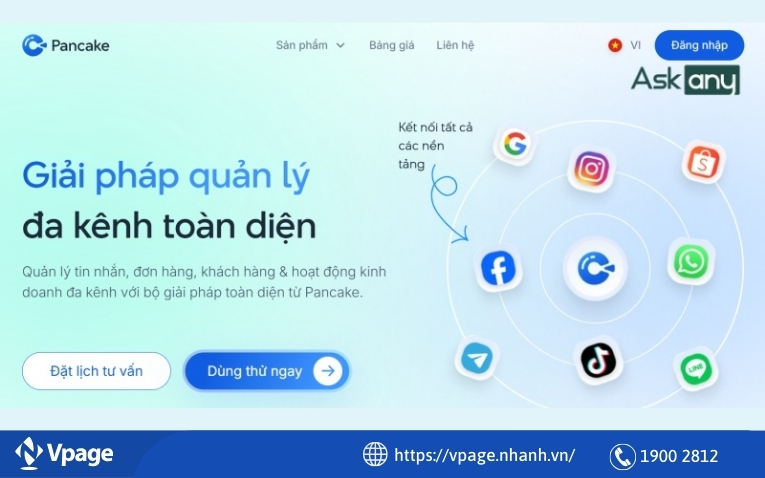 Phần mềm quản lý bán hàng đa kênh toàn diện Vpage