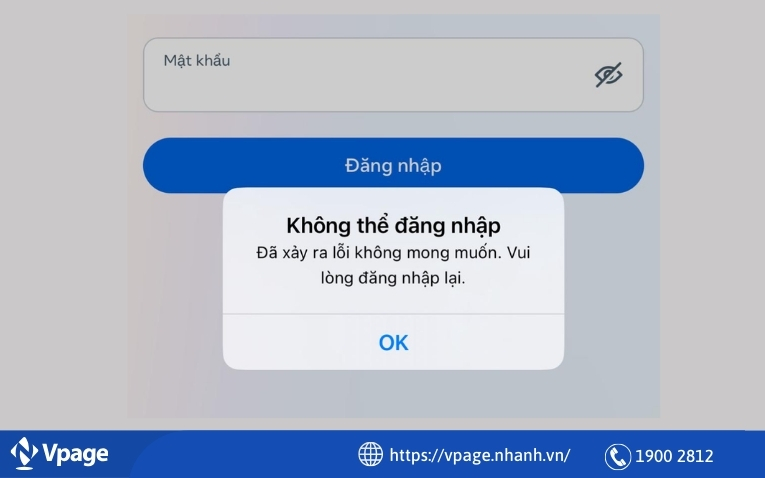 Một số lý do không vào được Facebook