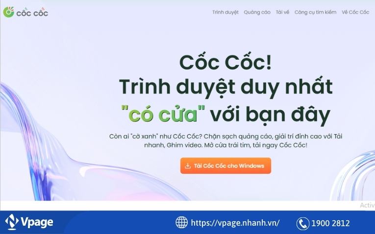 Truy cập Facebook trên trình duyệt Cốc Cốc