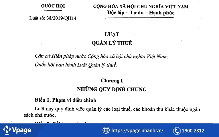 Mức xử phạt khi chậm nộp thuế được quy định trong Khoản 2 Điều 59 Luật Quản lý thuế năm 2019