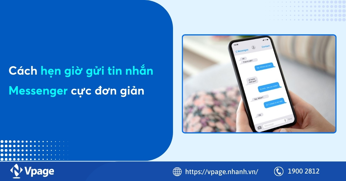 Cách hẹn giờ gửi tin nhắn Messenger cực đơn giản 