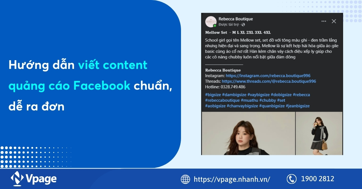 Hướng dẫn viết content quảng cáo Facebook chuẩn, dễ ra đơn