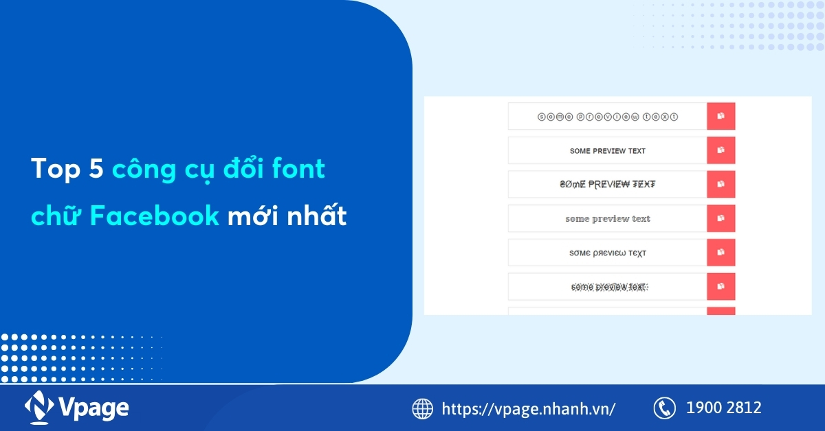 Khám phá Top 5 công cụ đổi font chữ Facebook mới nhất