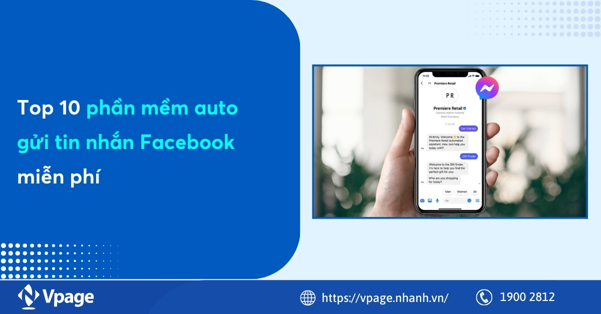 Top 10 phần mềm auto gửi tin nhắn Facebook miễn phí