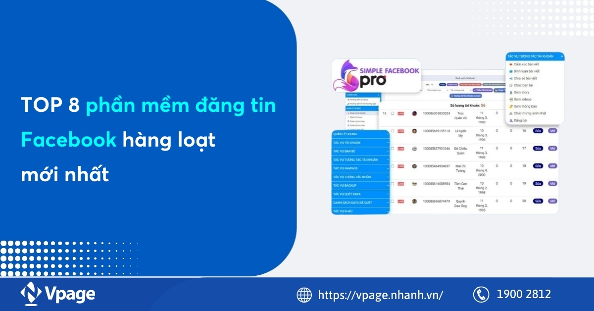 TOP 8 phần mềm đăng tin Facebook hàng loạt mới nhất