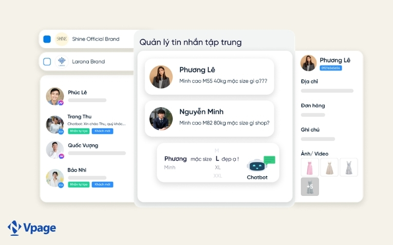 Phần mềm trả lời tin nhắn page Sapo