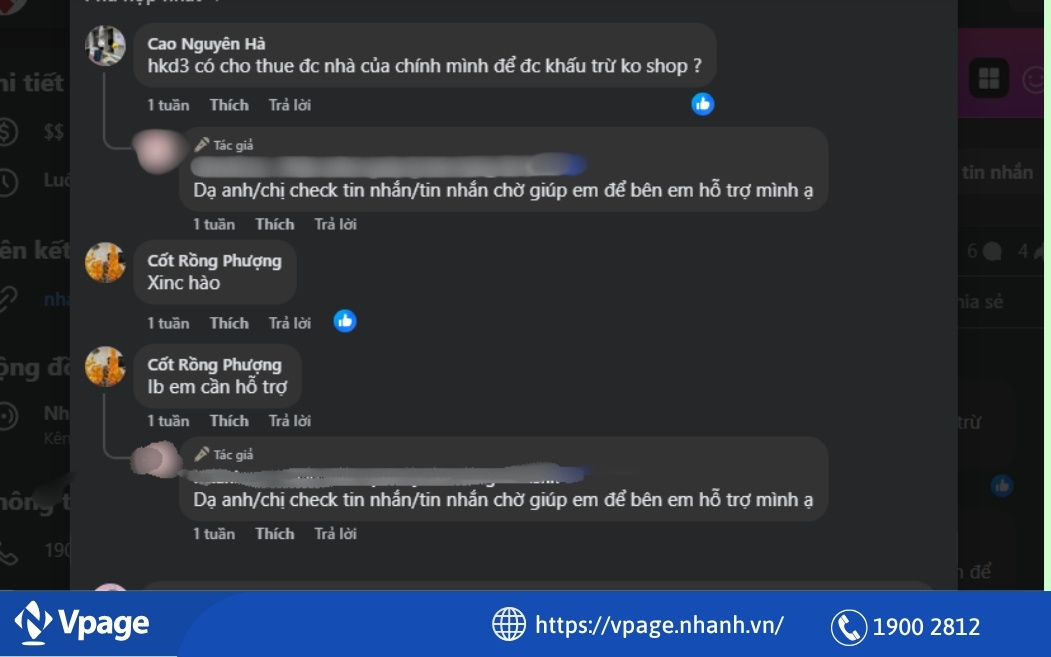 Tích cực trả lời bình luận của khách hàng trên Fanpage