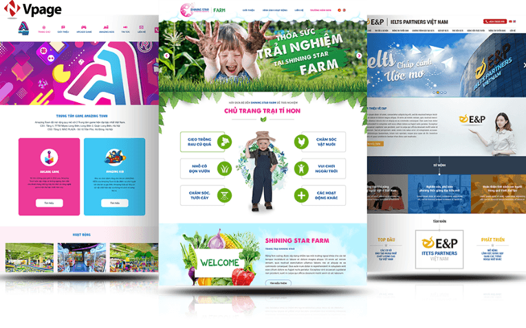 Là một trang web độc lập được tạo ra để phục vụ cho các chiến dịch marketing