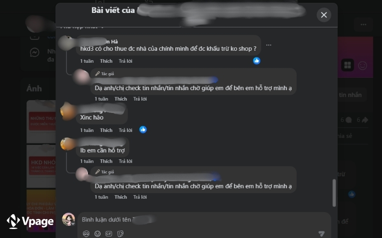 Bình luận trả lời tự động trên Fanpage 