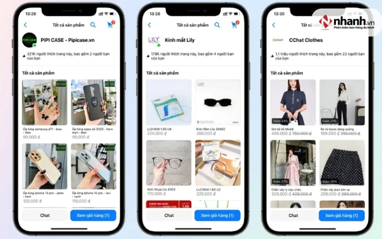 Tính năng Mua sắm trên Messenger - Facebook Shop