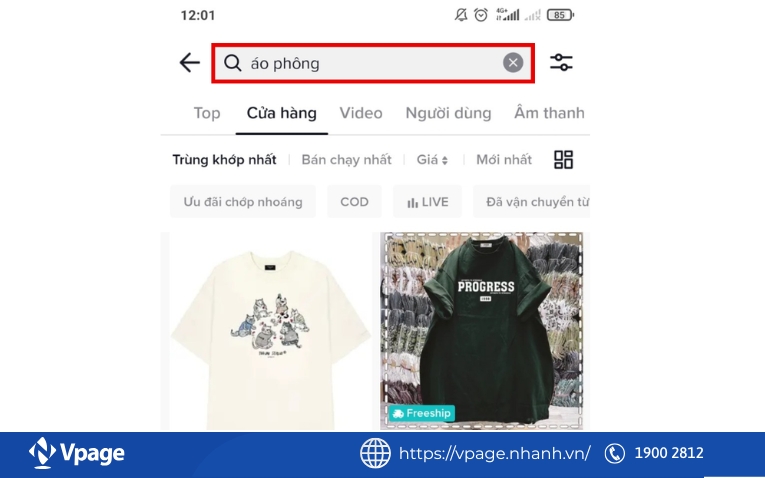 Tìm kiếm sản phẩm