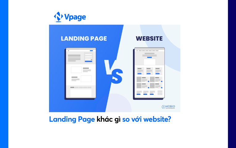 Landing Page khác gì so với website?